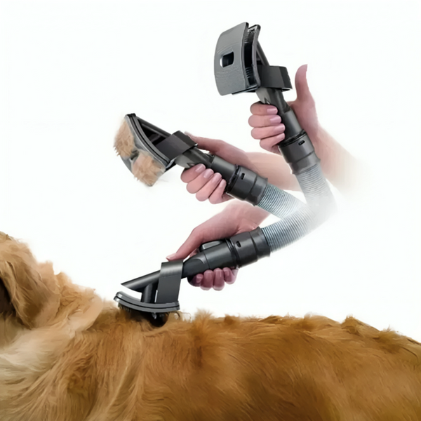 Pet Vacuum Grooming Brush